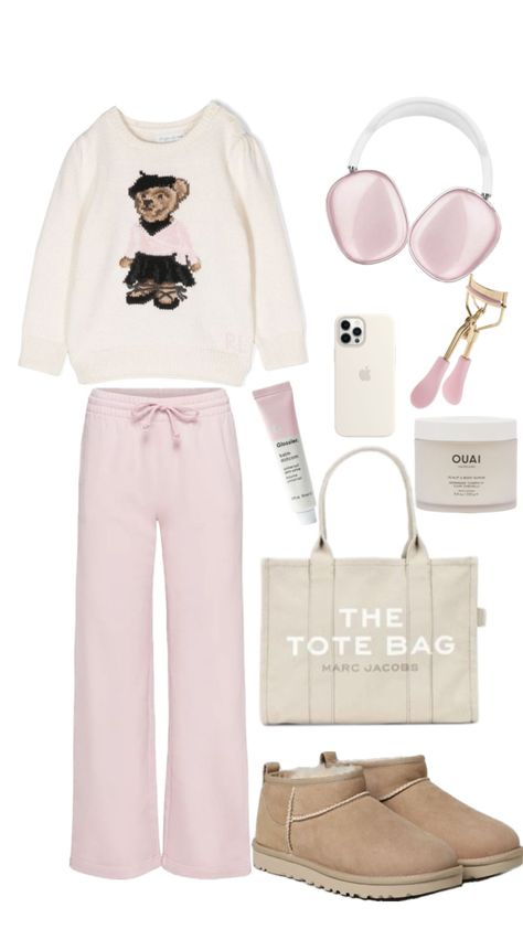 🎀 ~ #outfitinspo #coquette #beauty #pink #fyp #thatgirlinspo Aesthetic Must Haves, Bag Y2k, Clean Girl Aesthetic, Bow Print, Outfit Inspo Casual, Cute Lazy Day Outfits, Trendy Outfits For Teens, Crochet Tote Bag, Cute Preppy Outfits