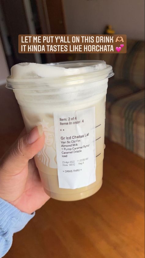 Starbucks Drinks Horchata, Favorite Starbucks Drink, Starbucks Almond Milk Drinks, Starbucks Horchata Drink, Starbucks Drinks 2023, Lactose Free Starbucks Drinks, Horchata Starbucks Drink, Starbucks Horchata, Sweet Coffee Starbucks Drinks