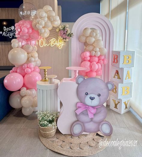 #babyshowerdecor • Instagram Baby Lis, Teddy Bear Baby Shower, Baby Bear Baby Shower, Girl Shower, Baby Shower Decorations, Teddy Bear, Baby Shower, Shower, Quick Saves