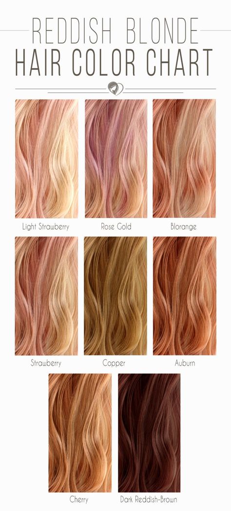 Blonde Hair Color Chart To Find The Right Shade For You | LoveHairStyles Reddish Blonde Hair, Skin Color Chart, Blonde Hair Color Chart, Hair Color 2017, Red Blonde Hair, Strawberry Blonde Hair Color, Cool Blonde Hair, Red To Blonde, Hair Color Crazy