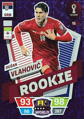 Football Cartophilic Info Exchange: Panini - Adrenalyn XL FIFA World Cup Qatar 2022 (12) - 010-018- Rookies Adrenalyn Xl, World Cup Qatar, Qatar 2022, Fifa World Cup, Video Game Covers, Serbia, Cristiano Ronaldo, Qatar, Fifa