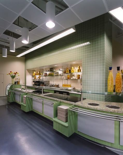 Cafeteria | wells fargo cafeteria colorful cheerful corporate cafeteria offers ... Small School Cafeteria, Middle School Cafeteria Design, Elementary School Cafeteria Design, School Cafeteria Design, Corporate Cafeteria, School Cafeteria Food, Canteen Design, Restaurant Exterior Design, Cafeteria Design