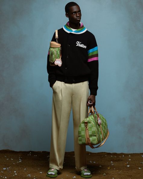 Varsity Jacket Outfit, Jacket Outfit, Tom Hanks, Tyler The Creator, Capsule Collection, First Look, Jacket Outfits, Varsity Jacket, Link In Bio