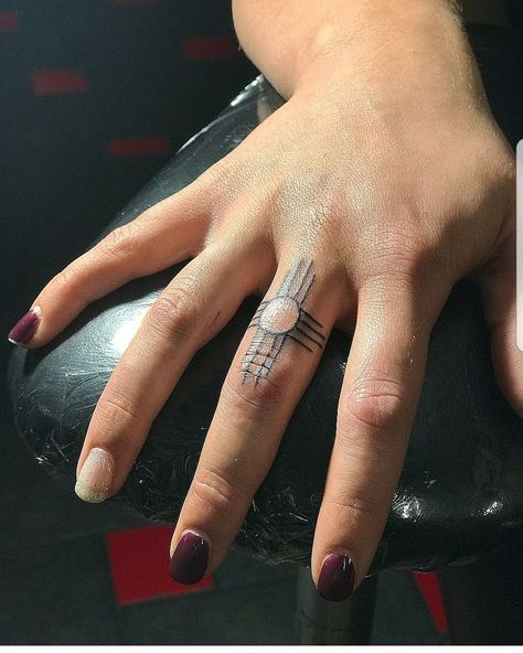 #zia #ziatattoo #fingertattoo #nativeamerican #newmexico Zia Symbol Tattoo Women, Zia Symbol Tattoo, Zia Tattoo, Zia Symbol, Island Movies, Native American Tattoos, Symbol Tattoo, Finger Tattoo, Symbol Tattoos