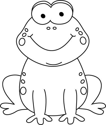 Black and White Cartoon Frog  Clip Art Frog Coloring, Art Frog, Frog Coloring Pages, Clip Art Pictures, Black And White Cartoon, Cartoon Monsters, Interesting Animals, Cute Frog, Clipart Black And White