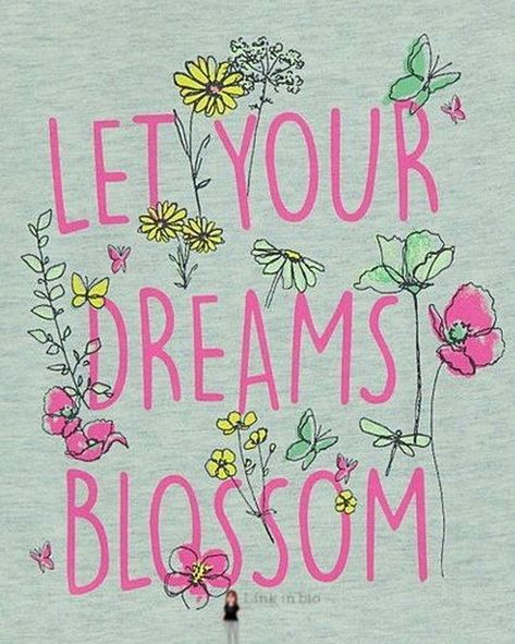 Give your dreams the energy and attention they need to come true. #motivation #inspiration #dreams #success Quotes Flower, Bloom Quotes, Funny Vine, Spring Quotes, Short Words, Garden Quotes, Quotes Short, Trendy Flowers, Super Quotes