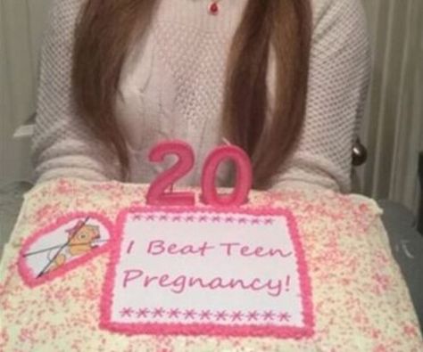 Beat teen pregnancy Beat Teenage Pregnancy Cake, Congrats On Beating Teen Pregnancy Cake, Beat Teen Pregnancy Cake, Pregnancy Cake, Pregnant Cake, 20 Birthday Cake, Teenage Pregnancy, 20 Birthday, 20th Birthday Gift