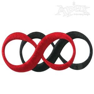 Double Infinity Embroidery Designs. You get two sizes: 2" and 3" Double Infinity, Lululemon Logo, Audi Logo, Embroidery Design, Rope Bracelet, Retail Logos, Vehicle Logos, Embroidery Designs, Tattoo Designs