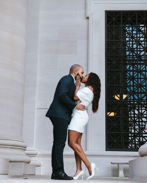 Black love Courthouse wedding inspo Wedding Photo Ideas Courthouse, Courthouse Wedding Photos Black Couple, Courthouse Wedding Black Couple, Courthouse Wedding Aesthetic, Courthouse Photos, Courthouse Wedding Ideas, Courthouse Marriage, Courthouse Wedding Photos, Elopement Aesthetic