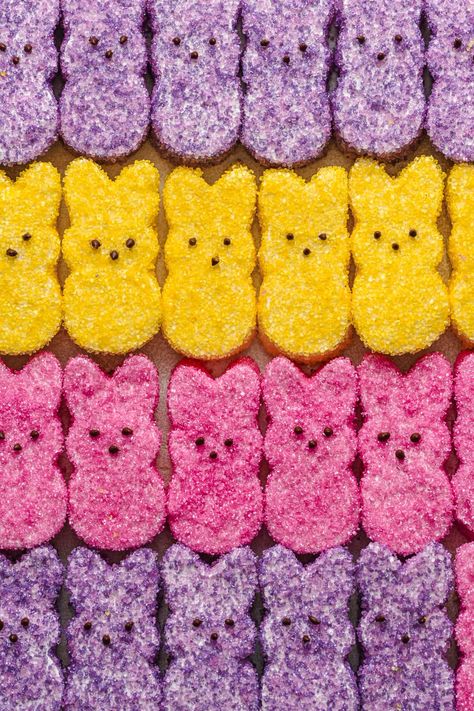 Homemade Peeps, Marshmallow Bunny, Marshmallow Peeps, Colored Sugar, Natural Food Coloring, Bunny Cookies, Homemade Marshmallows, Recipes With Marshmallows, Allergy Free Recipes