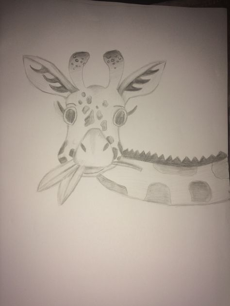 Recreation - Giraffe Eating Leaves :) Giraffe Eating Leaves Drawing, Mouth Drawing, Leaf Drawing, Line Art, Humanoid Sketch, Drawings, Art