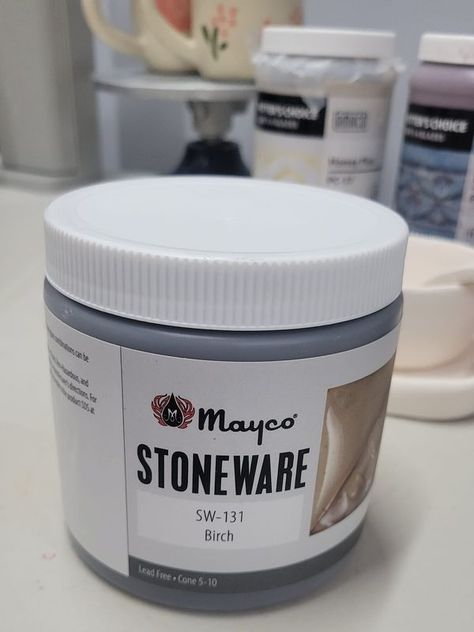 Mayco Mud Room Society | Does anyone have  examples of Birch SW-131, either alone or combinations they could share | Facebook Mayco Birch, Glaze Combinations, Mud Room, Stoneware, Glaze, 10 Things