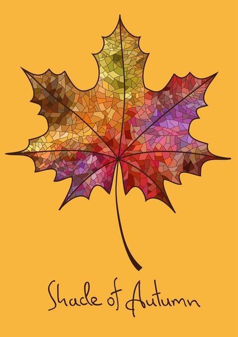 Aesthetic Painting Ideas Easy, Meaning Art, Autumn Leaves Art, Art With Meaning, Graphite Art, Art Sketches Doodles, Mosaic Flowers, 수채화 그림, Painted Leaves