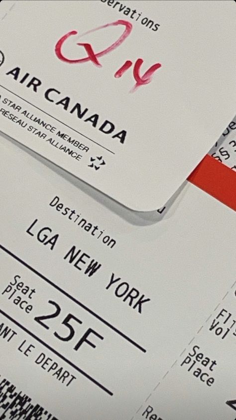 New York Ticket, New York Flight, Canada Pictures, Airport Aesthetic, Birthday Quotes For Me, Welcome On Board, Flight Ticket, Welcome To The Jungle, School Hacks