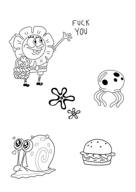 Goth Tatoos, Blitz Tattoo, Spongebob Tattoo, Tattoo Cartoon, Feminine Skull Tattoos, Cartoon Tattoo, Geek Tattoo, Flash Tattoo Designs, Flash Tattoos