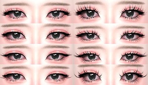 ・❥・3D EYELASHES V4 [8 VARIANTS] | Patreon Sims 4 Cc Packs Makeup, Ts4 Skin Overlay Cc, Sims 4 Mods Lips, Sims 4 Hair Lookbooks Cc, Sims4cc Face, Skin Overlay Sims 4 Cc, Sims Face, Alpha Sims, Sims Makeup