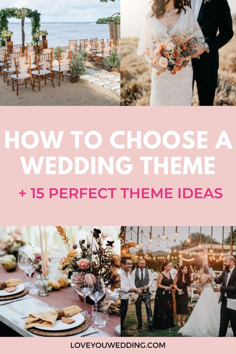 Themes For A Wedding, Wedding Elegant Classy Decoration, Wedding Theme 2024 Trends, How To Pick A Wedding Theme, Bohemian Elegant Wedding, Wedding Themes For 2024, Wedding Theme Colors 2024, 2024 Wedding Trends Summer, June Wedding Themes