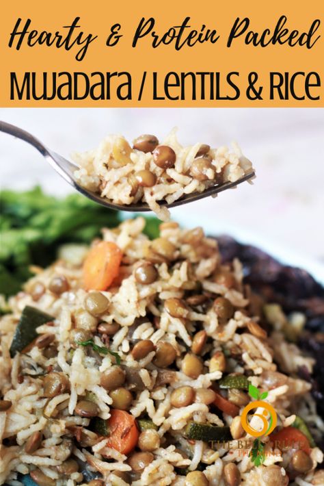 Instant Pot Mujadara Lentils and Rice | The Belly Rules The Mind Mujadara Recipe, Lentils Rice, Rice And Veggies, Instant Pot Yogurt, French Green Lentils, Lentils And Rice, How To Cook Beans, Rice Dish, Lentil Recipes