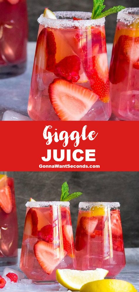 Giggle Juice Recipe, Giggle Juice, Summer Drinks Alcohol, Yummy Alcoholic Drinks, Boozy Drinks, Drinks Alcohol, Mixed Drinks Recipes, Juice Recipe, Sweet Drinks