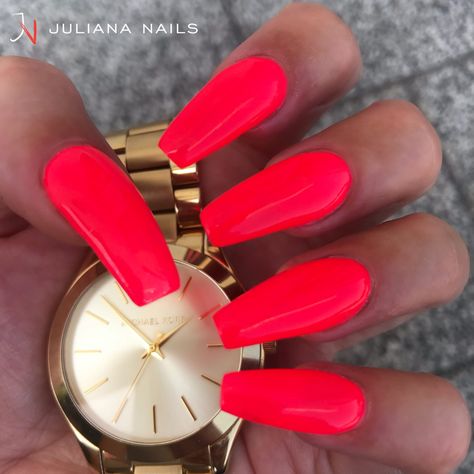 Juliana Nails, Ombre Acrylic Nails, Bright Nails, Neon Nails, Stiletto Nails, Mani Pedi, Nails Nailart, Summer Sale, Nails Inspiration