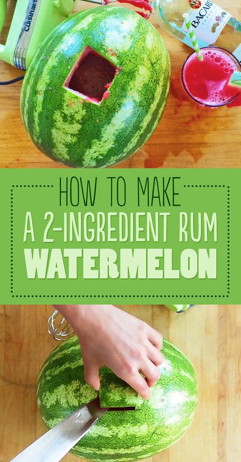 Here’s How To Fill A Watermelon With Rum In Under A Minute Rum Watermelon, Watermelon Alcohol, Drunken Watermelon, Boozy Watermelon, Liquor Ideas, Marinated Watermelon, Luau Ideas, Beer Olympics, Backyard Bbq Party