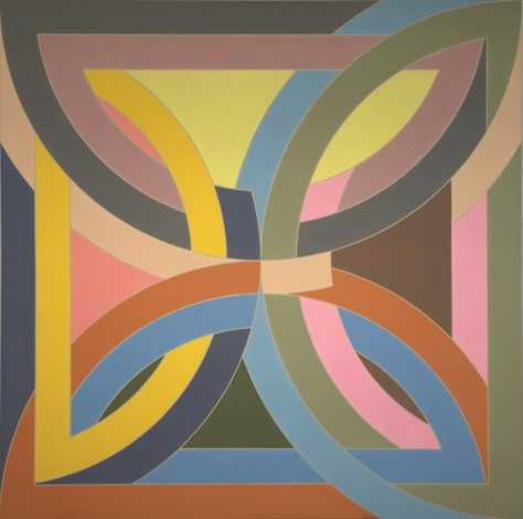 Frank Stella Art, Stella Art, Italian Futurism, Geometric Artists, New York Painting, Philip Johnson, Frank Stella, Art Is Life, Collaborative Art