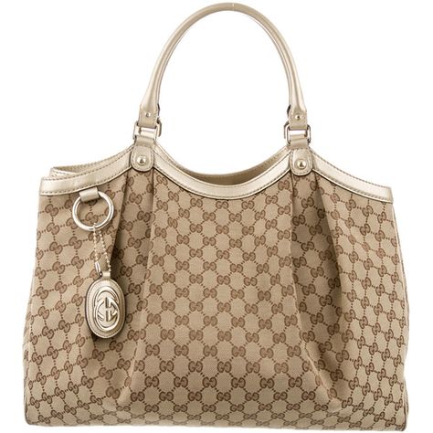 Gucci GG Canvas Large Sukey Tote ($725) ❤ liked on Polyvore featuring bags, handbags and tote bags High End Brands, Summer Tote, Gucci Monogram, Handbag Heaven, Medium Tote, Gucci Bags, Michael Kors Monogram, Louis Vuitton Damier, Gucci Bag