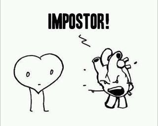 Heart Imposter Science Jokes, Medical Humor, Science Humor, Humor Grafico, Nurse Humor, E Card, Love My Job, Bones Funny, Cartoon Character