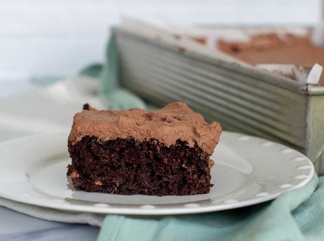 Chocolate Sourdough Zucchini Cake Crazy Chocolate Cake, Crazy Cake Recipes, Cream Chocolate Cake, Sour Cream Chocolate Cake, Homemade Chocolate Frosting, Wacky Cake, Tasty Chocolate Cake, Zucchini Cake, Cake Making