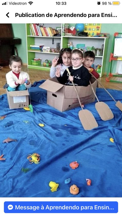 Boat Dramatic Play Preschool, Transport Creative Activities, Beach Provocations, Seaside Tuff Tray Eyfs, Beach Eyfs Activities, Seaside Eyfs Activities, Commotion In The Ocean Activities, Eyfs Summer Activities, Transport Eyfs Activities