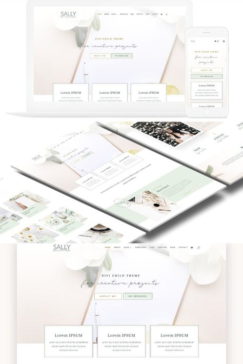 Sally Business Divi Child Theme Divi Wordpress, Divi Theme, Market Shopping, Kids Store, I Design, Creative Entrepreneurs, Wordpress Themes, Wordpress Theme, Creative Market