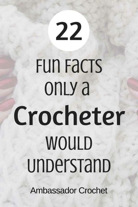 22 Fun Facts Only a Crocheter Would Understand Crochet Fun, Crochet Business, Your Crochet, Research Studies, Medical Research, Dinners For Kids, Get Excited, History Facts, It's Hard