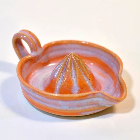 Steve Loucks Opal Ceramic Table Top, Clay Orange, Citrus Juicer, Tiger Lily, Dry Clay, Lemon Lime, Ceramic Table, Ceramic Clay, Air Dry Clay