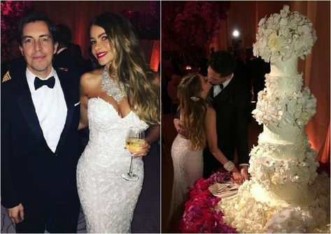 Sofia Vergara Wedding Dress, Sofia Vergara Wedding, Sofia Vergara Style, Sophia Vergara, C Love, Celebrity Wedding Photos, Joe Manganiello, Celebrity Wedding, Sofia Vergara