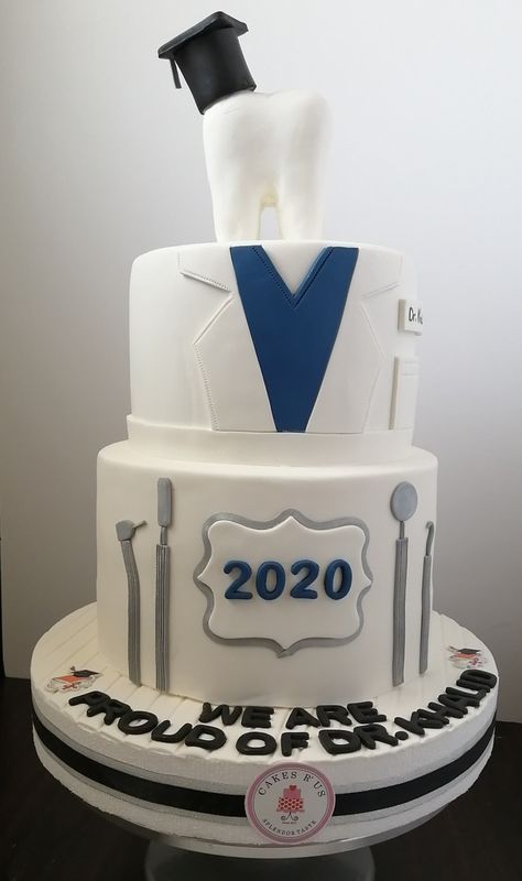 Graduation Party Ideas Dentist, Dental Hygiene Cakes, Dental Cake Ideas Dentists, Dental Graduation Cakes, Dentist Graduation Cakes, Dental School Graduation Cakes, Dentist Cake Design, Dentist Cake Ideas Birthday, Dentist Graduation Party Ideas