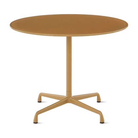 Herman Miller Herman Miller x HAY: Eames Dining Table - 2Modern Eames Dining, Eames Table, Round Dining Table Modern, Compact Sofas, Moma Design, Wire Chair, Tempered Glass Table Top, Iron Red, Glass Top Table