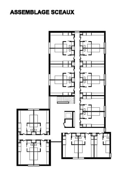 CoBe – Résidence étudiante – Sceaux Housing Plan, Hotel Floor Plan, Hotel Floor, Student House, Plan Drawing, Public House, Bay City, Floor Plan, Bungalow