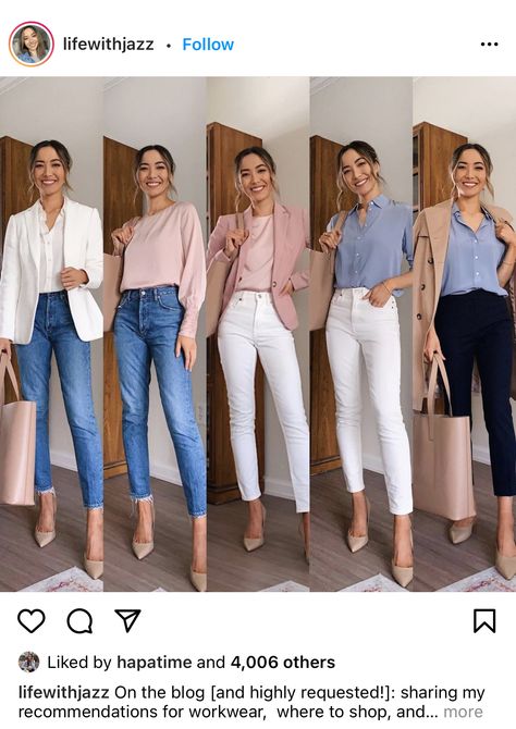 Business Casual Outfits For Tall Women, Work Outfits Women Casual Office Attire, Smart Casual Jeans Outfit Women, One Dress Multiple Outfits, 2023 Office Outfits, Work Fashion Office Smart Casual, Smart Casual Work Outfit Women Office Wear, Works Outfits, Women Work Outfits