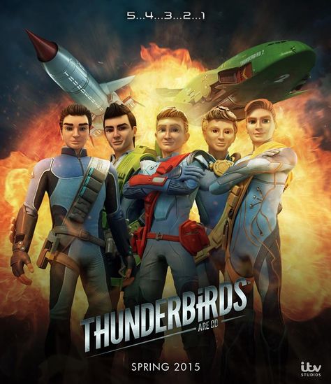 Thunderbirds Are Go! by Jack Willet Heist Society, Thunderbirds Are Go, Go Tv, Free Tv Shows, Go Wallpaper, Gerry Anderson, Watch Cartoons, Tv Movie, Action Adventure