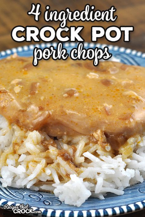 Boneless Pork Loin Chops Crock Pot, Baked Pork Chop Dinner Ideas, Pork Loin Chops In Crockpot, Smothered Pork Chops Crock Pot Easy, Crock Pot Boneless Pork Chops Easy, Smothered Pork Chops In Crockpot, Crock Pot Pork Chops And Rice, Pork Chop Recipes Crockpot Slow Cooker, Crockpot Pork Chops And Gravy