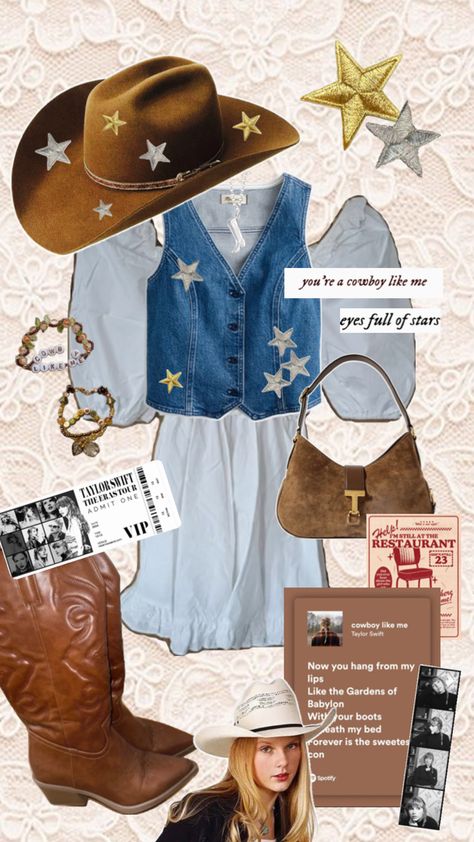 Cowboy Like Me, Eras Tour Outfit, Concert Fits, Eras Tour, Cowboy, Concert