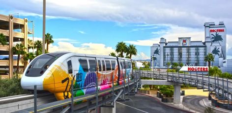 Monorail Station, Westgate Las Vegas, Las Vegas Map, Flamingo Las Vegas, Fremont Street Experience, Traffic Congestion, Paris Las Vegas, Indoor Arena, Las Vegas Resorts