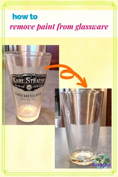 How To Remove Etching From Glassware, Paint Liquor Bottles Diy, Repurpose Wine Glasses, Glass Paint Ideas, Remove Paint From Glass, Aesthetic Craft, Glass Aesthetic, Kids Craft Ideas, Clear Glass Tumbler