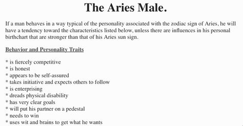 ASTROLOGY/ZODIAC: The Aries Male Male Zodiac Signs, Aries Male Aesthetic, Aries Zodiac Facts Male, Aries Male, Aries Sun Sign, Characteristics List, Aries Zodiac Facts, Aries Woman, Aries Men