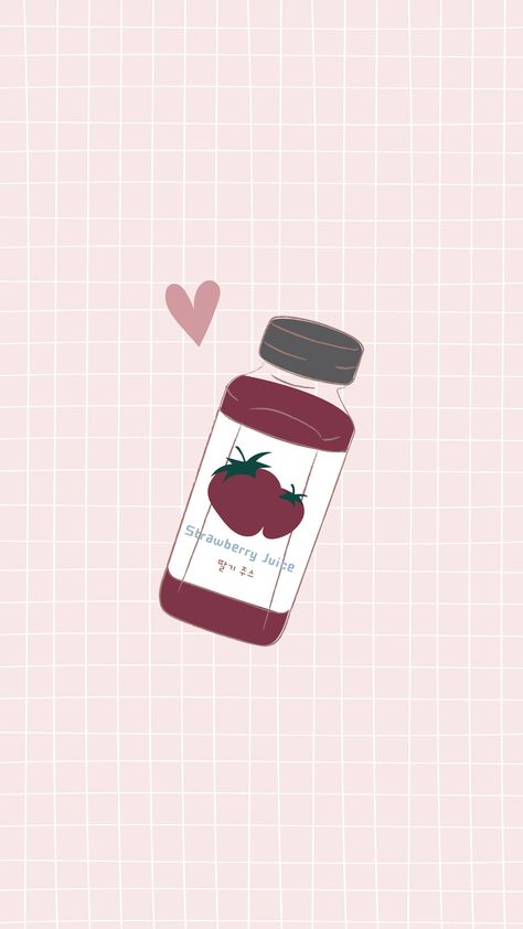 Wallpaper || True Beauty Kdrama Korean aesthetic Strawberry Juice Juice Wallpaper, Iphone Wallpaper Korean, True Beauty Kdrama, Aesthetic Strawberry, Korean Wallpaper, Strawberry Juice, Wallpaper Iphone Wallpaper, Korean Aesthetic, Kawaii Wallpaper