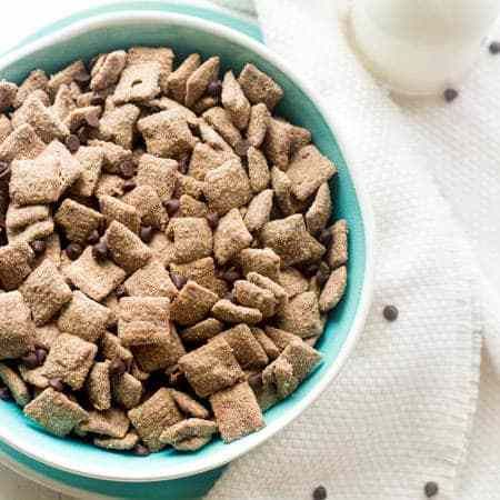 Protein Puppy Chow Recipe | Food Faith Fitness Healthy Puppy Chow, Protein Puppy Chow, Daycare Snacks, Pumpkin Protein Bars, Puppy Chow Recipe, Chris Freytag, Chow Recipe, Healthier Snacks, Puppy Chow Recipes