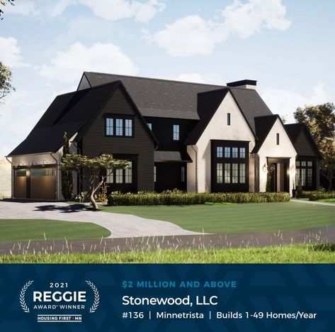 2021 Spring Parade of Homes: Dream Home by Stonewood, LLC French European House Plans, Transitional Home Exterior, French Country Houses, Different Homes, New Orleans Architecture, Transitional Exterior, European House Plans, European House, Black House Exterior