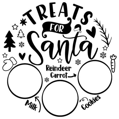 Cricut Santa Cookie Plate, Santa Plate Svg, Dear Santa Tray, Cookies For Santa Svg, Santa Tray Svg, Santa Plates, Santa Cookie Plate, Santa Tray, Cookies For Santa Plate