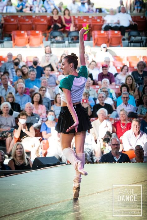 Tiler Peck performs Stop Time on the International Evenings of Dance II program of the 2022 Vail Dance Festival. Photo by Christopher Duggan. Ballet Company, Festival Photo, Ballerina Dance, Dance Festival, Manhattan, Basketball Court, Ballet Skirt, Dancer, Wrestling