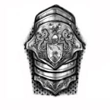 Shoulder Armor Tattoo, Masculine Tattoos, Tattoos Back, Armor Tattoo, Arm Temporary Tattoos, Shoulder Armor, Medieval Armor, Temporary Tattoos, Back Tattoo